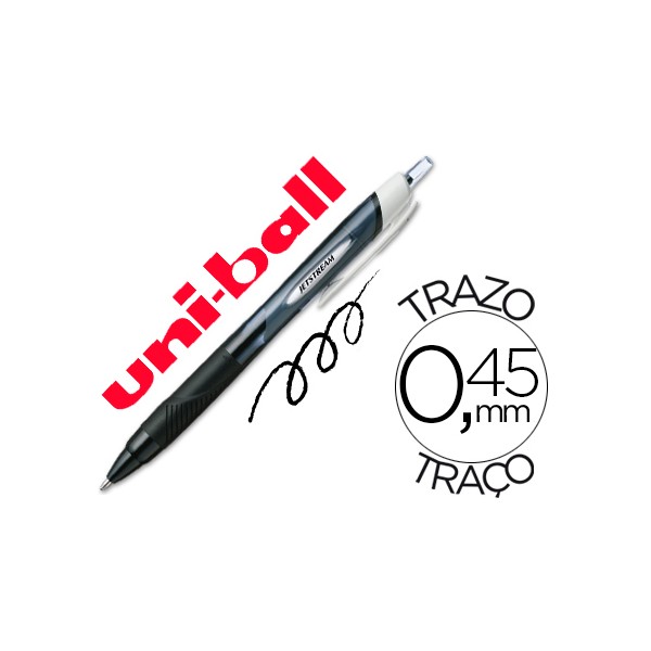 Marcador uni ball jet stream junior sxn 150 preto