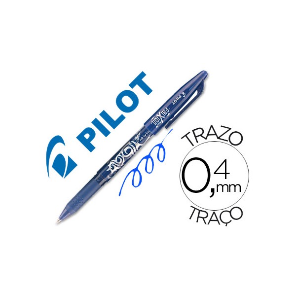 Marcador pilot frixion azul