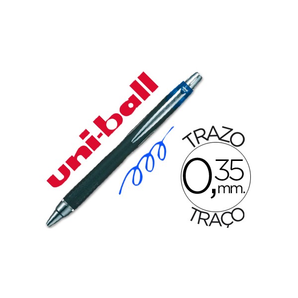 Esferografica uni ball jetstram sxn 210 retratil cor azul