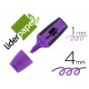 Marcador fluorescente liderpapel violeta