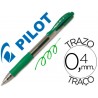 Esferografica pilot g 2 verde tinta gel retratil com grip