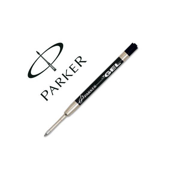 Recarga esferografica gel parker preto