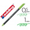 Marcador edding 1200 ponta de fibra redonda traco 1 mm n64 verde neon