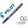 Marcador pilot ponta fina v 5 grip azul 05 mm