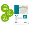 Papel verge liderpapel din a4 90 gr creme pack de 100 folhas