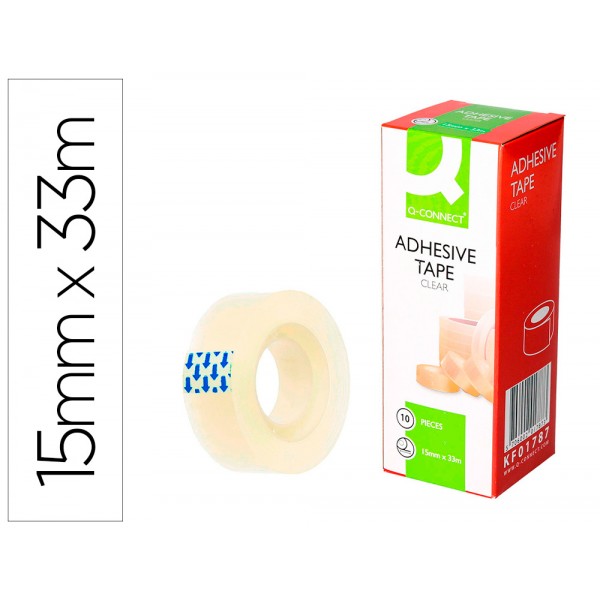 Fita adesiva q connect 33 mt x 15 mm