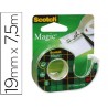 Fita adesiva scotch magic 75x19mm em desenrolador