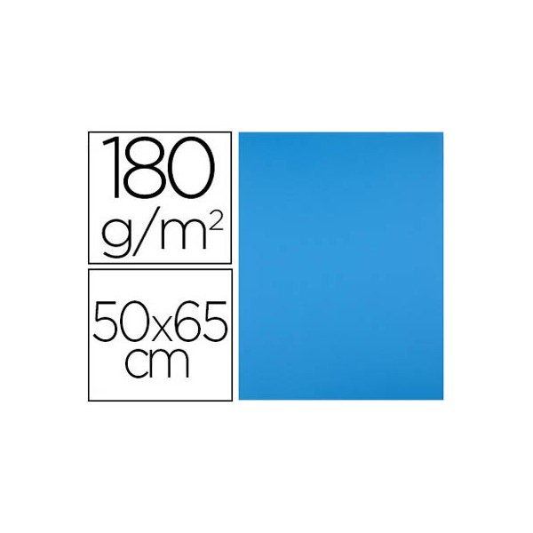 Cartolina liderpapel 50x65 cm 180 gr azul