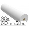 Papel reprografia 90 gr 610 mm x 50 mt