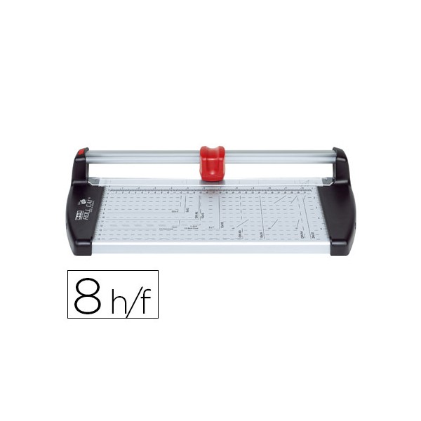 Cisalha mr metalica 6132 de roldana de 32 cm com base de aluminio