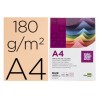 Cartolina liderpapel 180 gr 100 folhas din a4 salmao