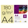 Cartolina liderpapel 180 gr 100 folhas din a4 amarela