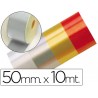 Fita fantasia prata 10mtx50mm