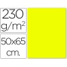 Cartolina fluorescente 50 x 65 cm 230 gr amarela