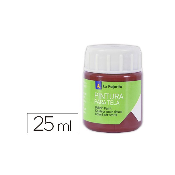 Tinta para tela la pajarita 20 ml vermelho ingles