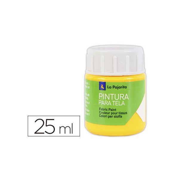 Tinta para tela la pajarita 20 ml amarelo real