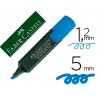 Marcador fluorescente faber 48 44 azul