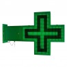 Cruz de Farmácia LED Verde 830x830mm