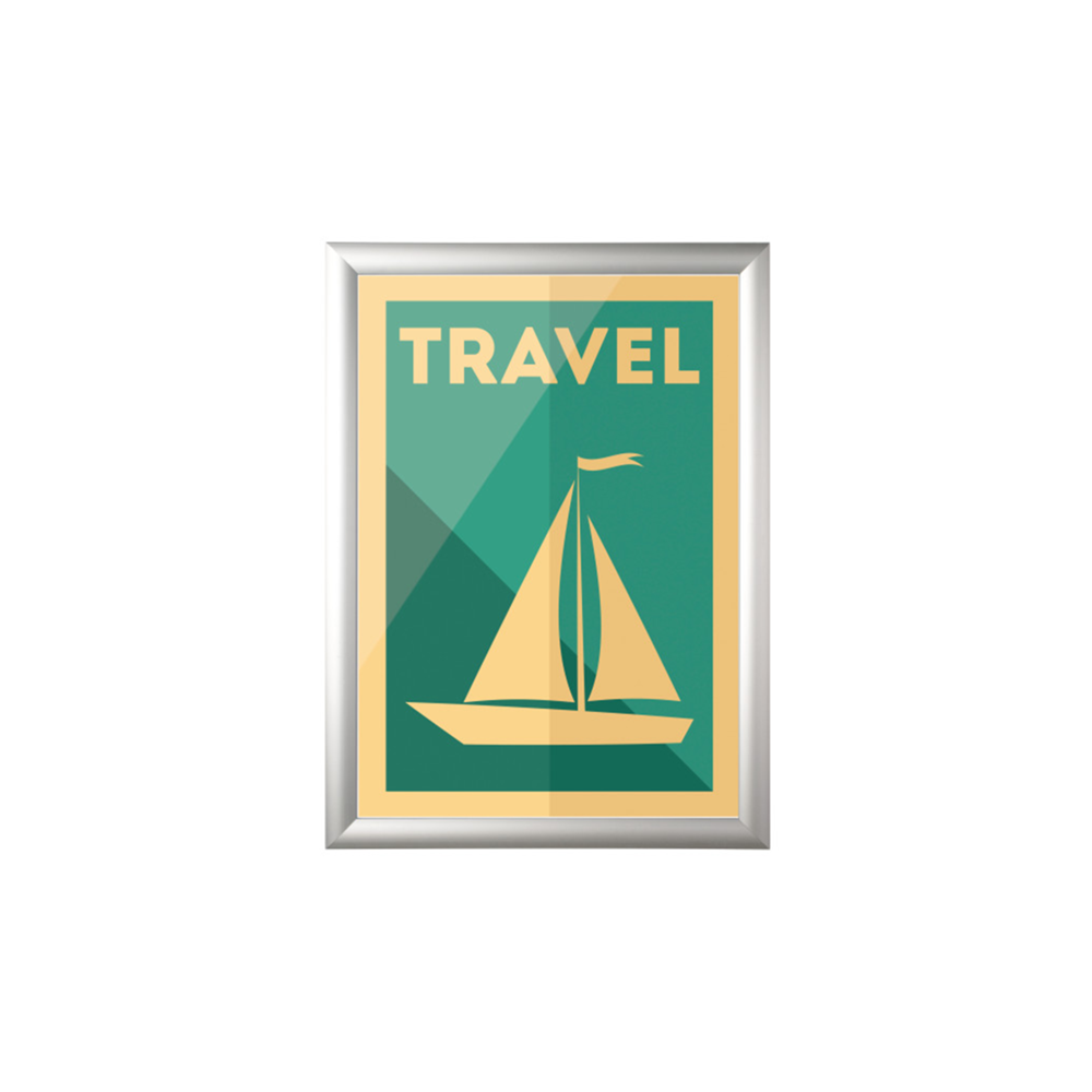 Moldura A4 com Cantos Retos