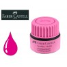 Tinta marcador faber castell fluorescente 1549 com sistema capilar cor rosa frasco de 30 ml