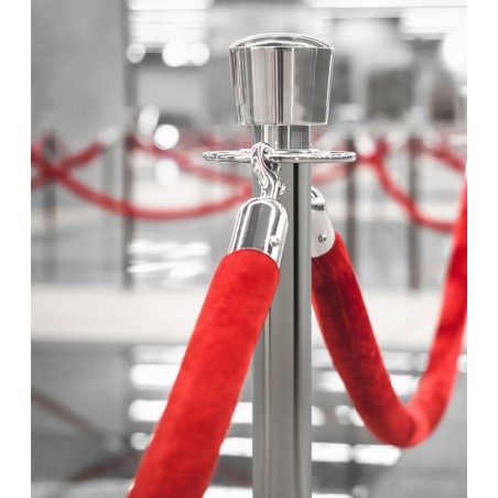 Poste Separador Roma para Corda -Prateado