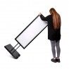 Outdoor Menu Frame Stand Black 8 x A4 Single-Sided