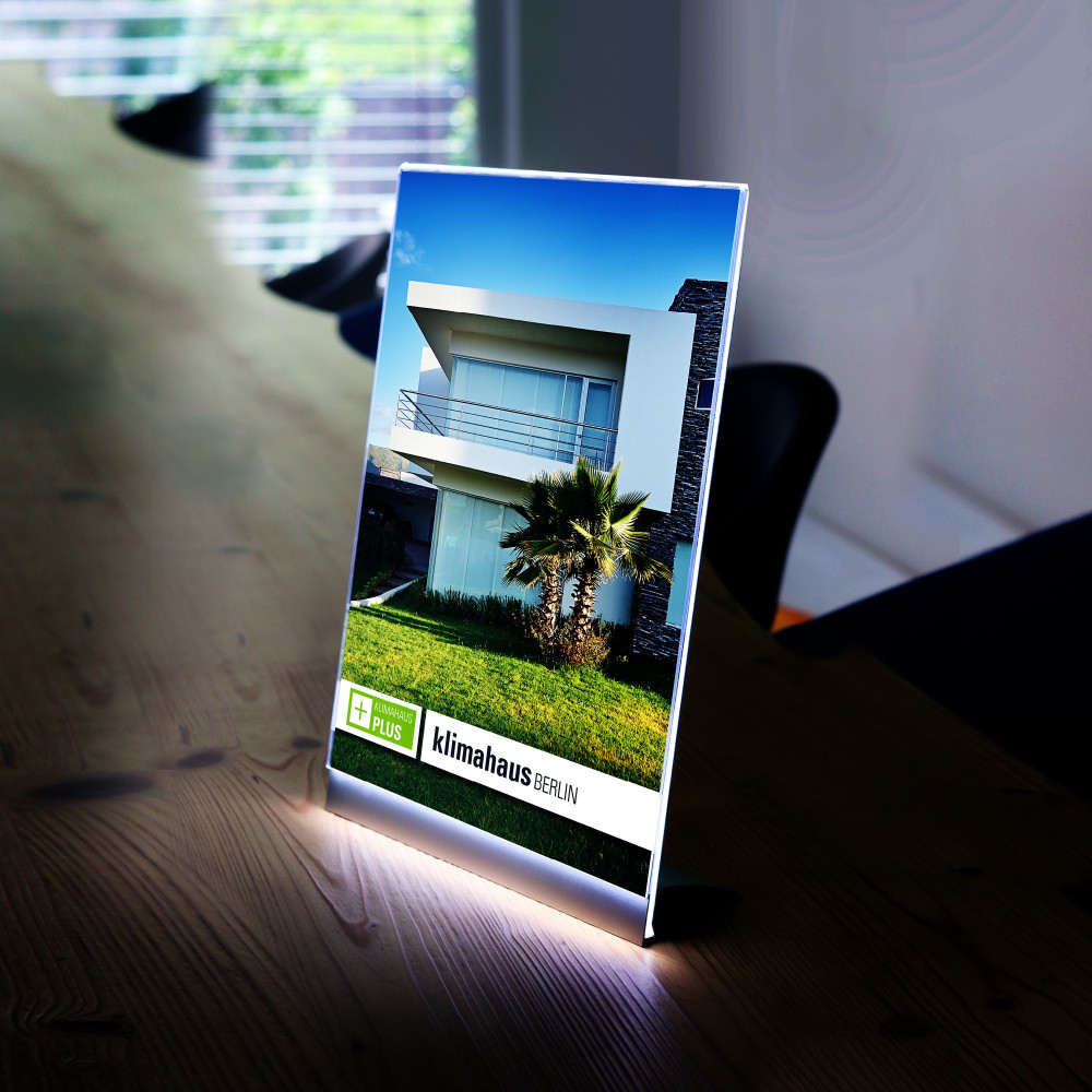 Expositor de Balcão Iluminado A4