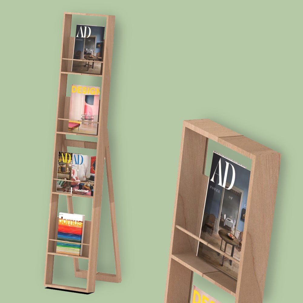 Expositor de madera (verde)