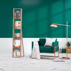 Expositor de madera (verde)