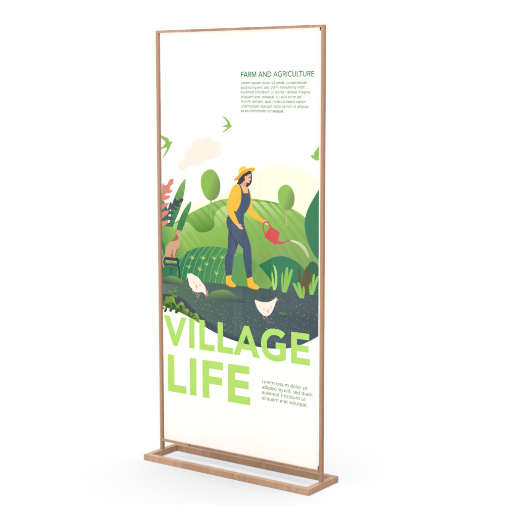 Soporte de impresión de madera de haya (verde)