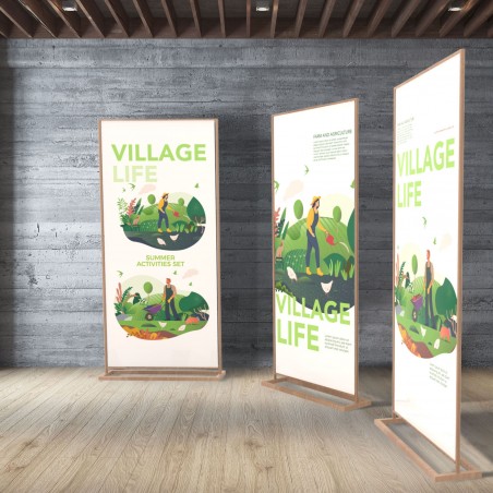 Soporte de impresión de madera de haya (verde)