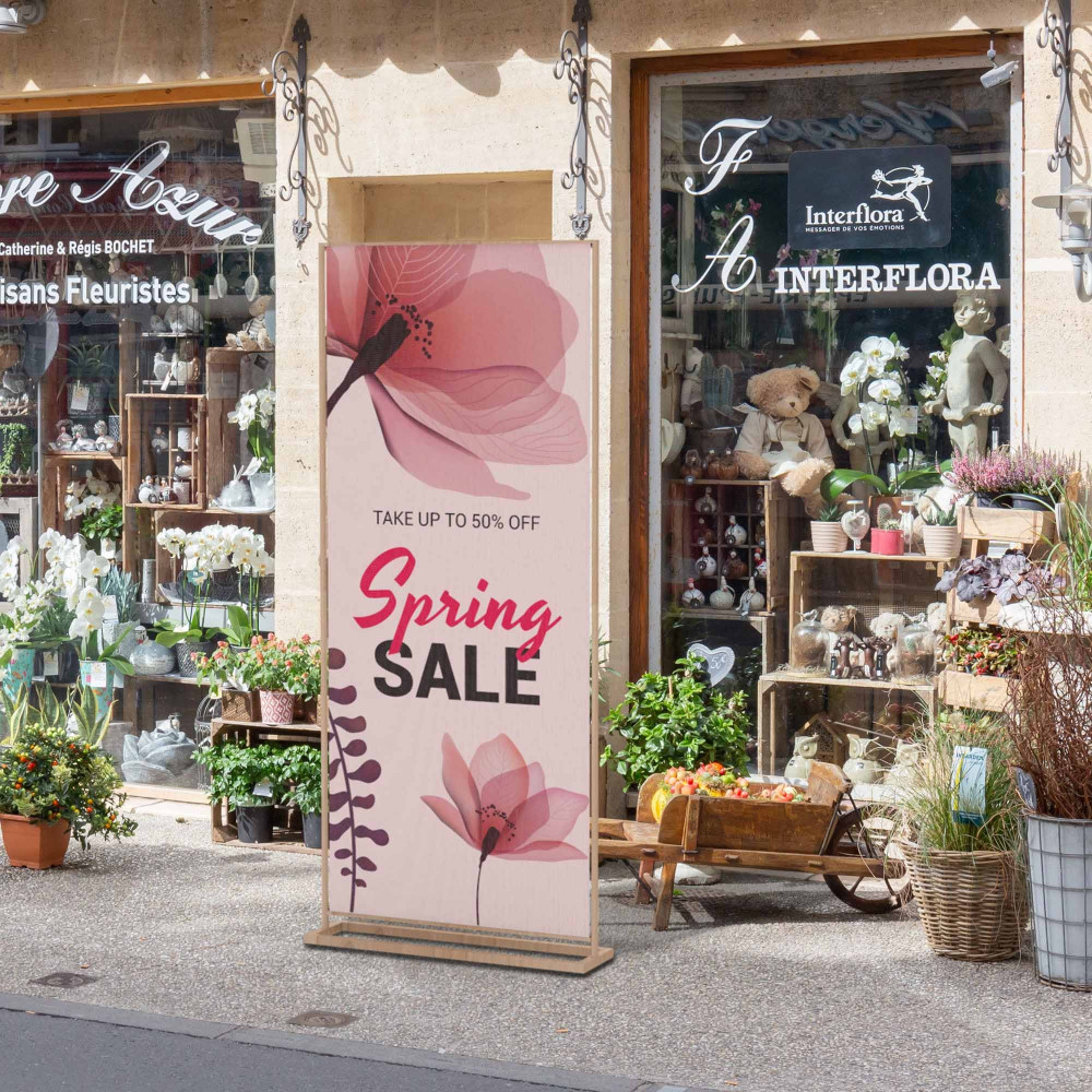Suporte de impressão em madeira de faia (green)