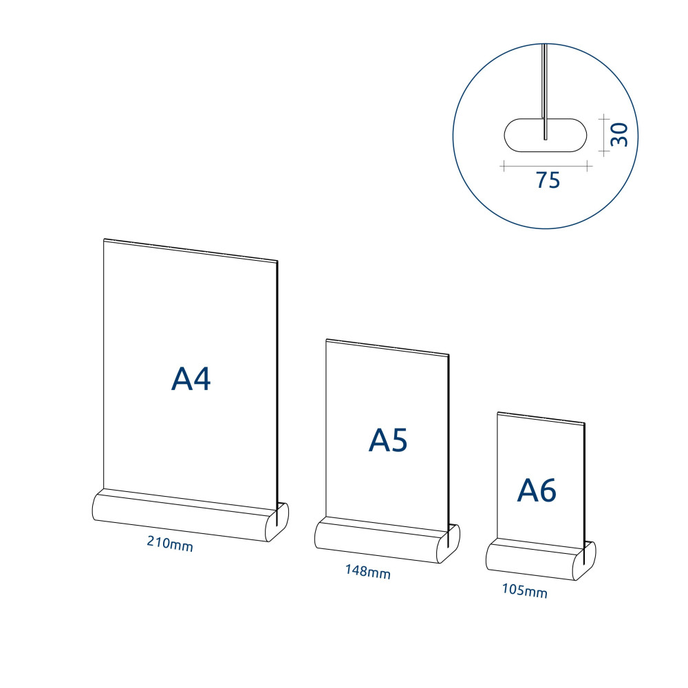 Porta menús de madera (verde)