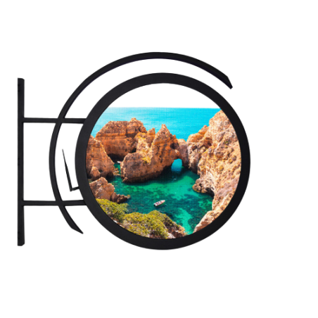 Display LED Logo publicitário exterior P4.68mm