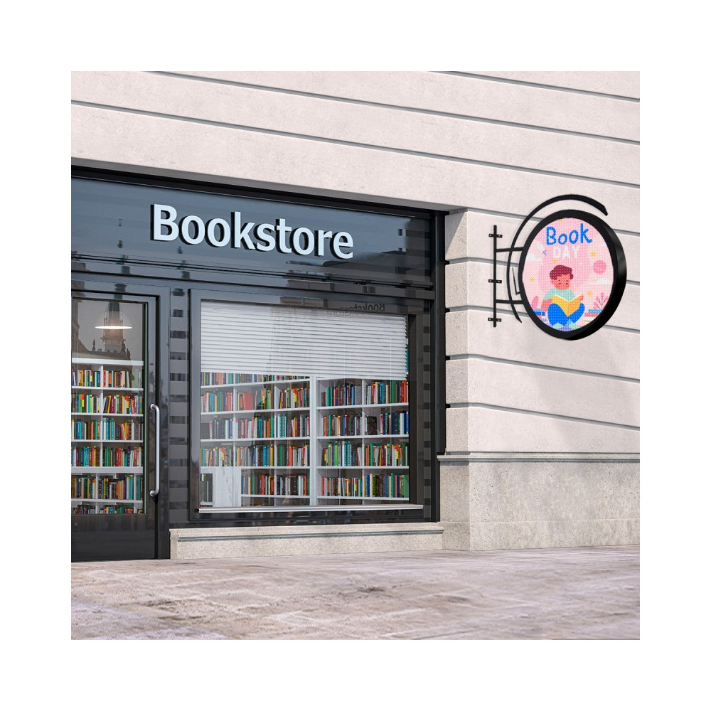 copy of Display LED Logo publicitário exterior P4.68mm