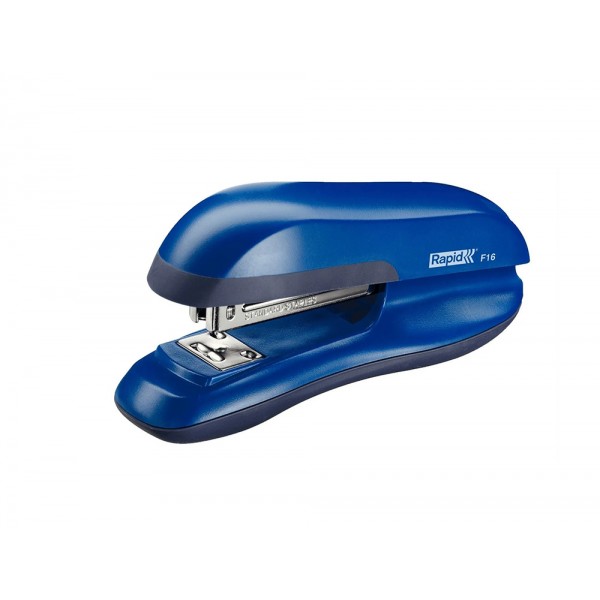 Agrafador rapid f30 plastico abs cor azul capacidade 30 folhas usa agrafes 24 6 e 26 6