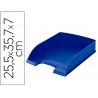 Bandeja de secretaria plastico leitz recycle azul 255x357x70 mm