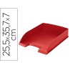 Bandeja de secretaria plastico leitz recycle vermelho 255x357x70 mm