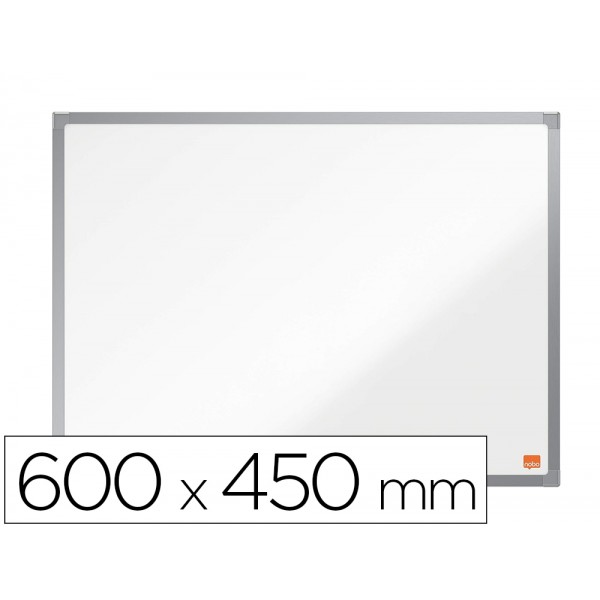 Quadro branco nobo essence aco vitrificado magnetico 600x450 mm