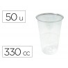 Copo de plastico transparente 330 cc pack de 50 unidades