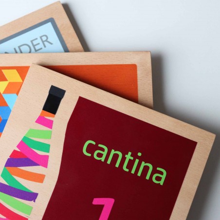 Letreros murales de madera