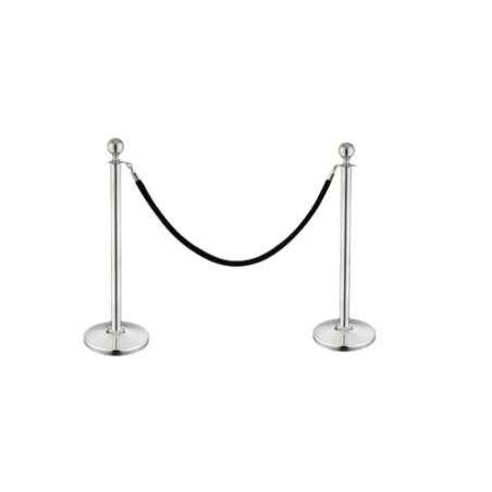 PARIS Separator Pole for Rope - Silver