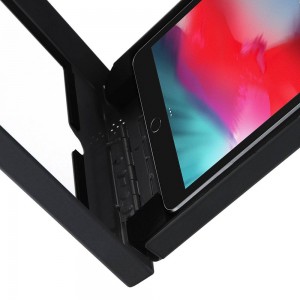 Porta Tablet Slimcase, montagem em parede com inclinação, prata