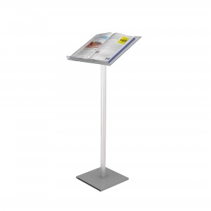Kanzel mit Acryltisch - Aussteller