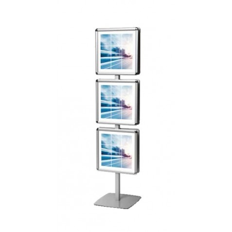 Info Pole Multiframe, 6 quadros modulares