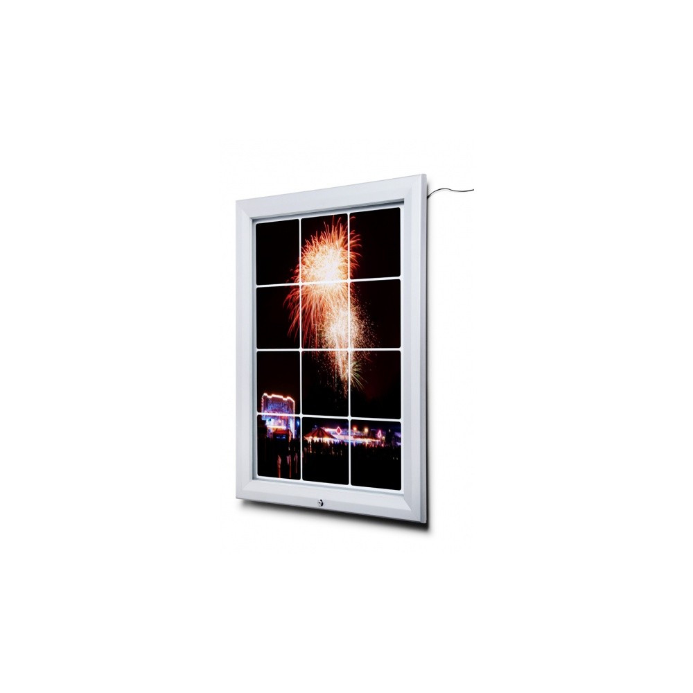 Porta Poster exterior | iluminação LED