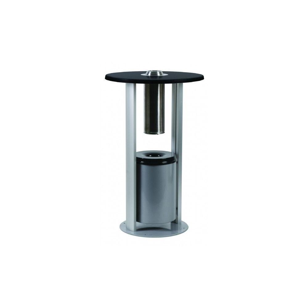 Table with Standing Ashtray | Heavy duty steel base
