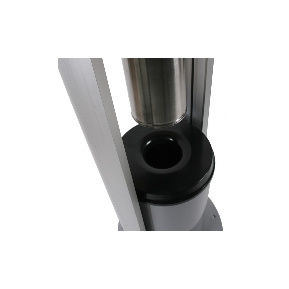 Table avec cendrier sur pied | Base en acier robuste