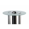 Table avec cendrier sur pied | Base en acier robuste
