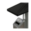 Pole with ashtray| Pulido aluminum